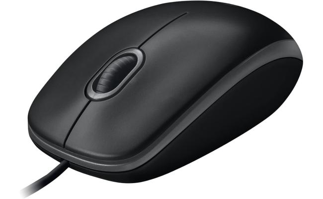 Logitech M100 Wired Optical USB Mouse Ambidextrous - Black